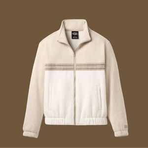 UGG-Tasman Track Jacket-Cream